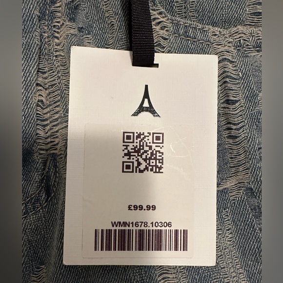 Maniere De Voir Distressed Boyfriend Jeans - Picture 3 of 4